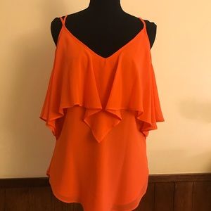 Summer cold shoulder top